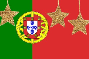 Fahne-Portugal-Weihnachten